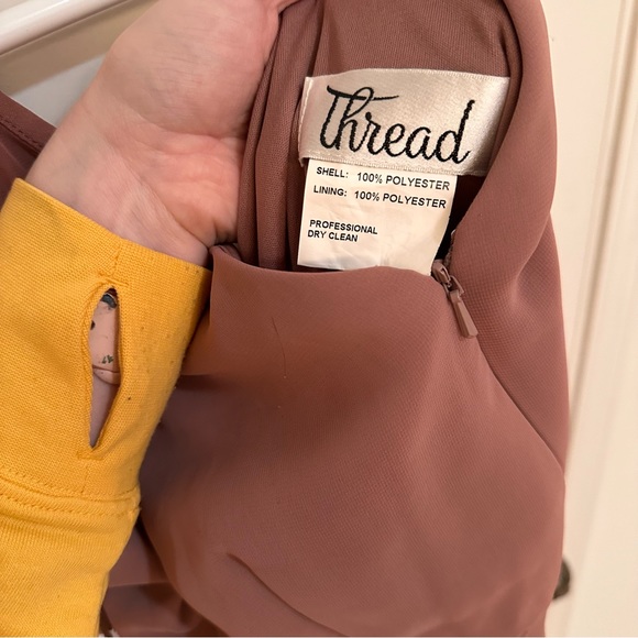 DESSY BRIDESMAID DRESS - SLEEVELESS V-BACK  - LUX CHIFFON - COLOR SIENNA - Picture 5 of 9